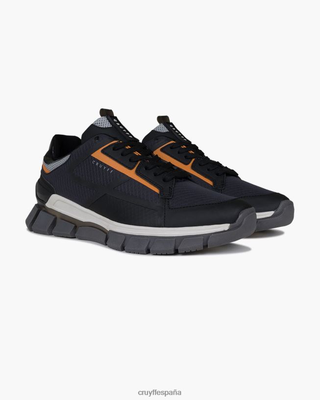 todo estrato Cruyff hombres gris/naranja D6DNB921 zapatillas