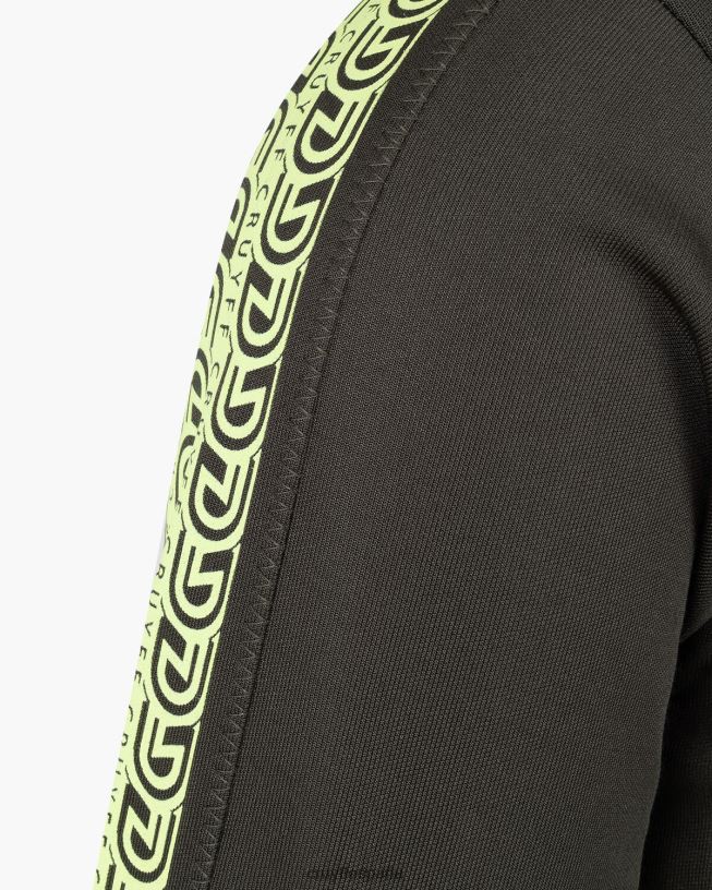 top de chándal alvaro Cruyff hombres verde amarillo D6DNB932 chaqueta