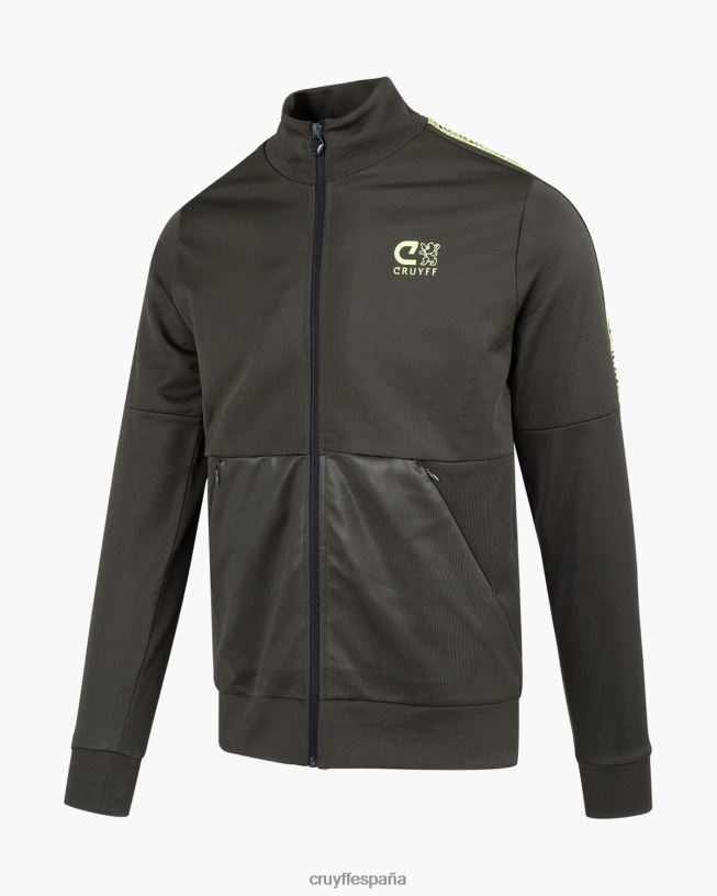 top de chándal alvaro Cruyff hombres verde amarillo D6DNB932 chaqueta
