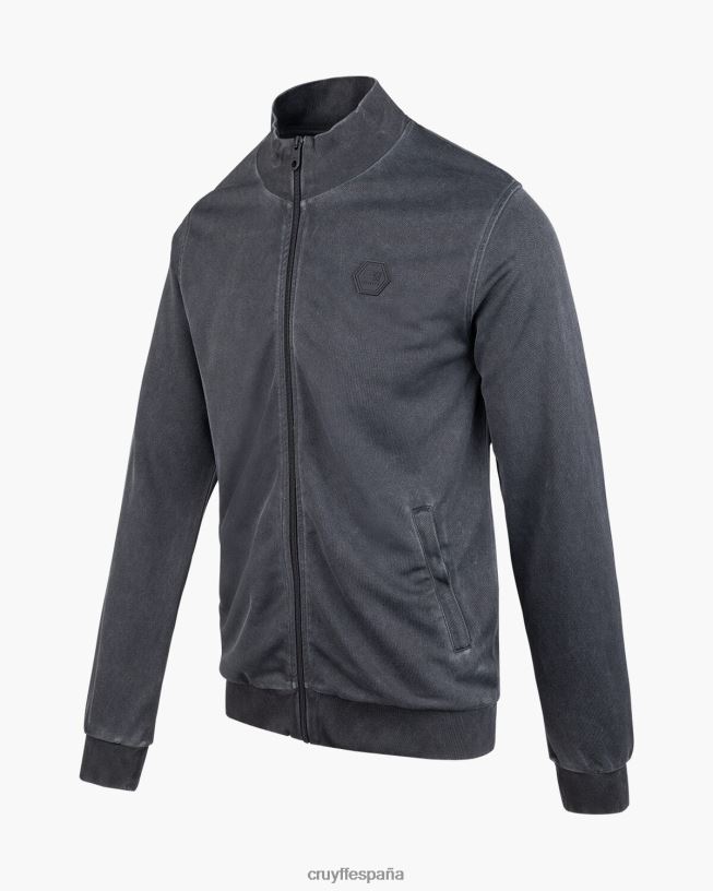 top de chándal chiado Cruyff hombres Gris oscuro D6DNB540 chaqueta