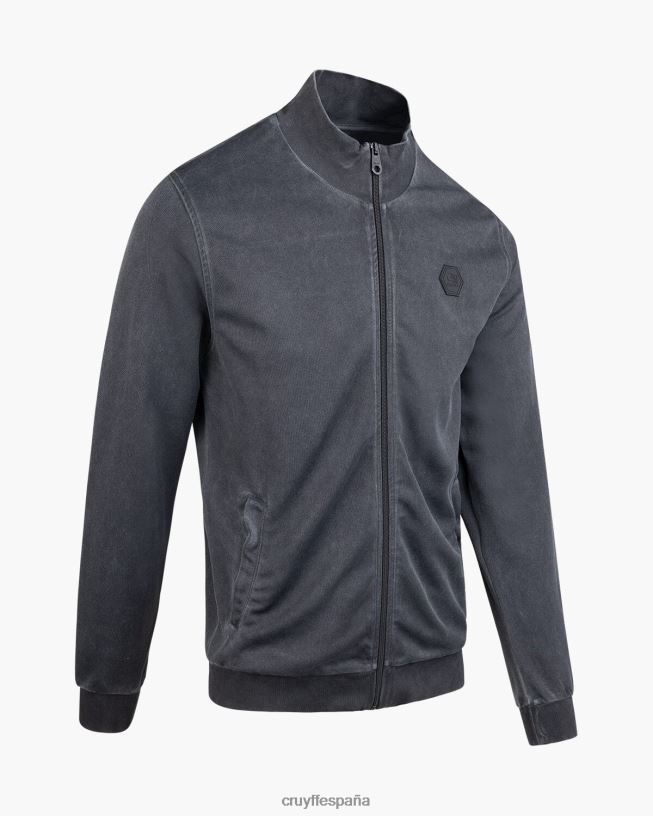 top de chándal chiado Cruyff hombres Gris oscuro D6DNB540 chaqueta
