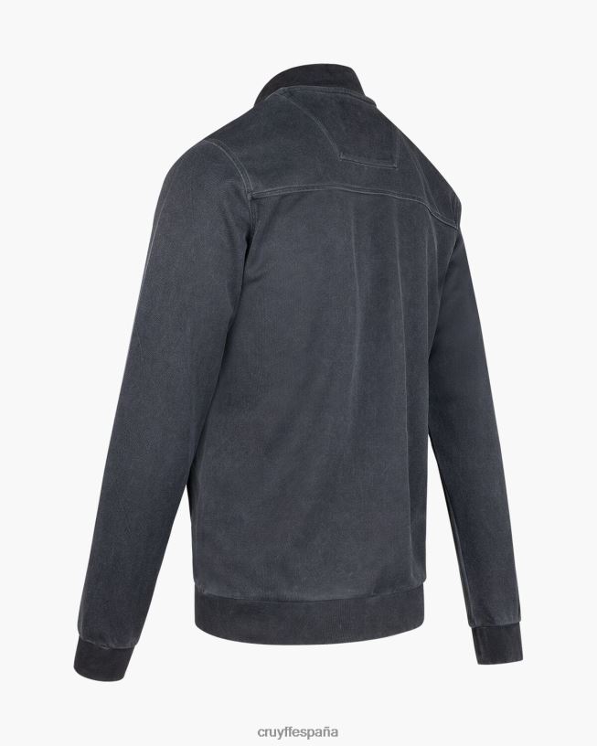top de chándal chiado Cruyff hombres Gris oscuro D6DNB540 chaqueta