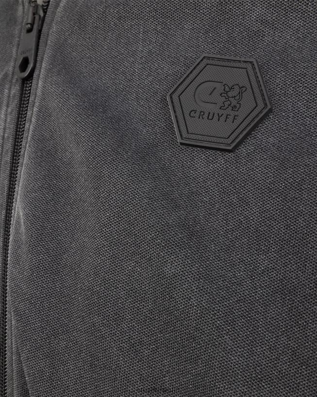 top de chándal chiado Cruyff hombres Gris oscuro D6DNB540 chaqueta