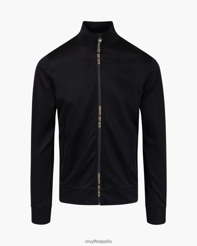 top de chándal enzo Cruyff hombres negro D6DNB928 chaqueta