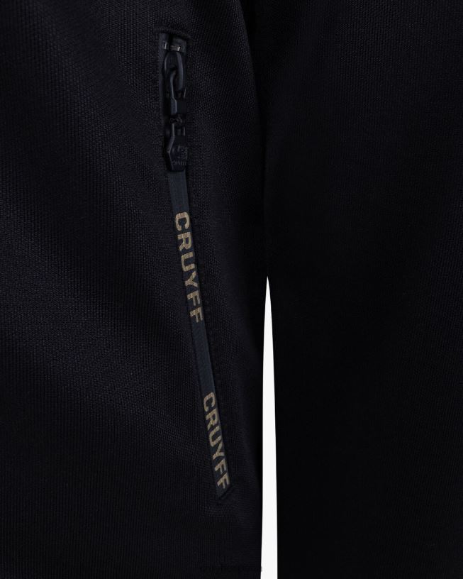 top de chándal enzo Cruyff hombres negro D6DNB928 chaqueta