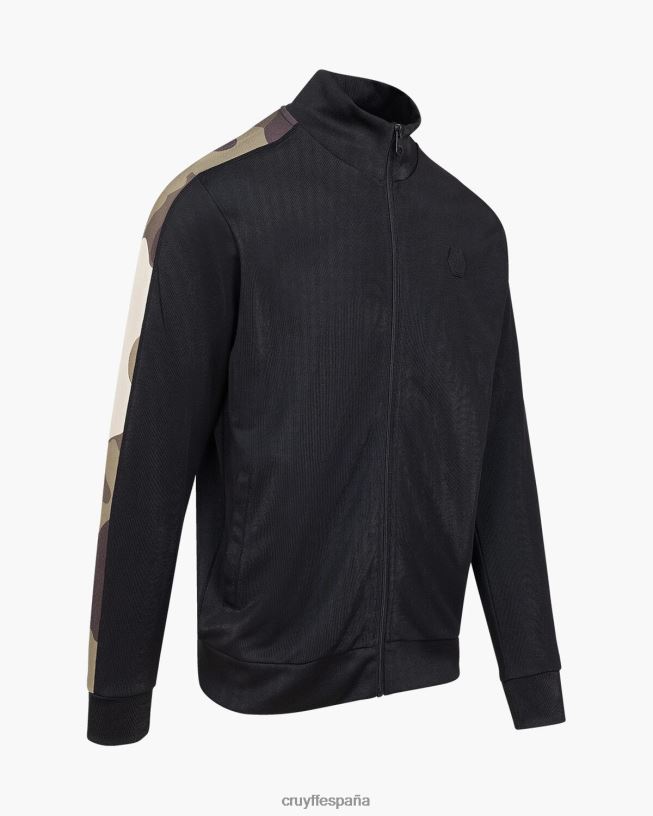 top de chándal montez Cruyff hombres negro D6DNB523 chaqueta