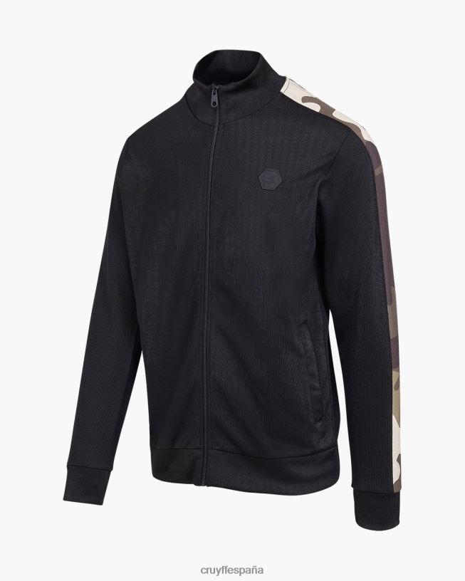 top de chándal montez Cruyff hombres negro D6DNB523 chaqueta