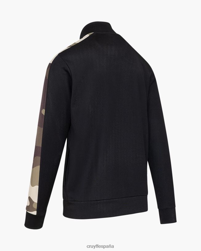 top de chándal montez Cruyff hombres negro D6DNB523 chaqueta