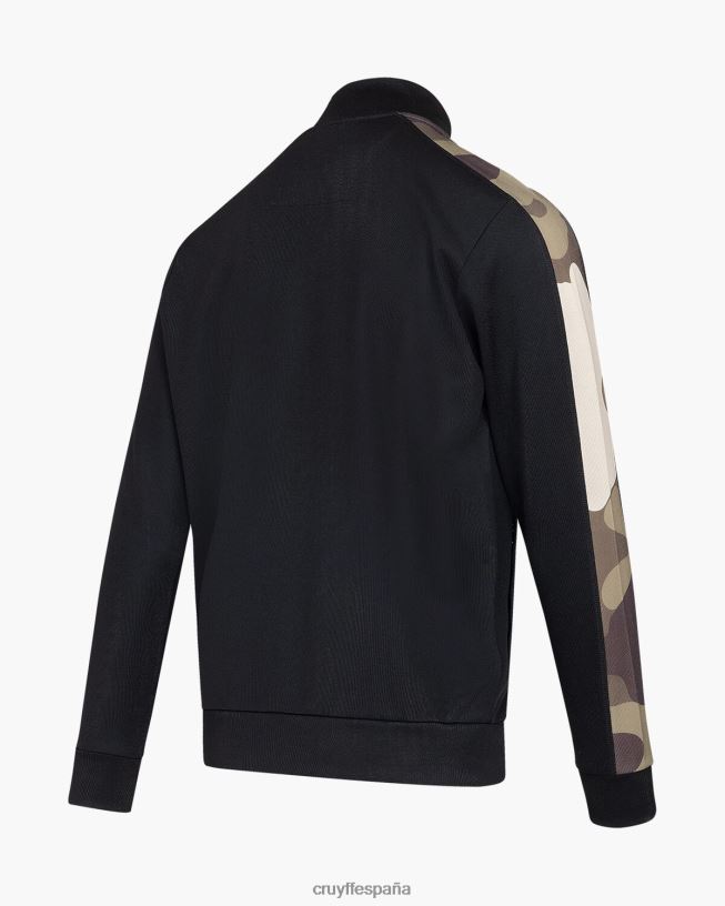 top de chándal montez Cruyff hombres negro D6DNB523 chaqueta