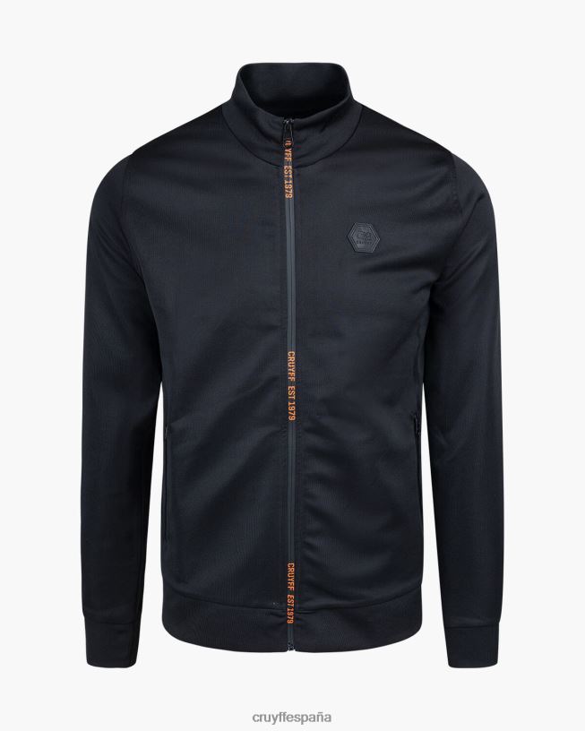 top deportivo rafael Cruyff hombres negro D6DNB473 chaqueta
