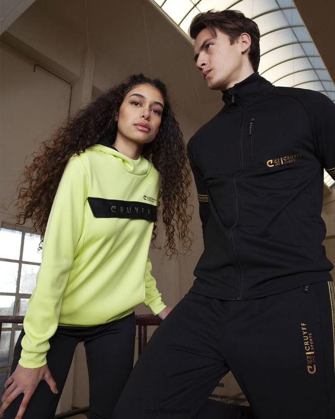 traje aullador Cruyff hombres verde/negro D6DNB185 trajes