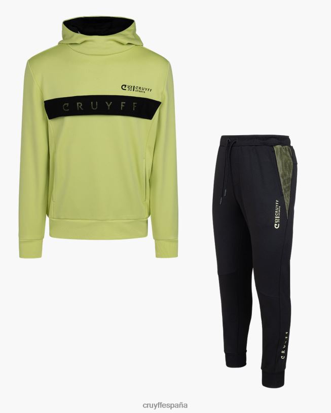 traje aullador Cruyff hombres verde/negro D6DNB185 trajes