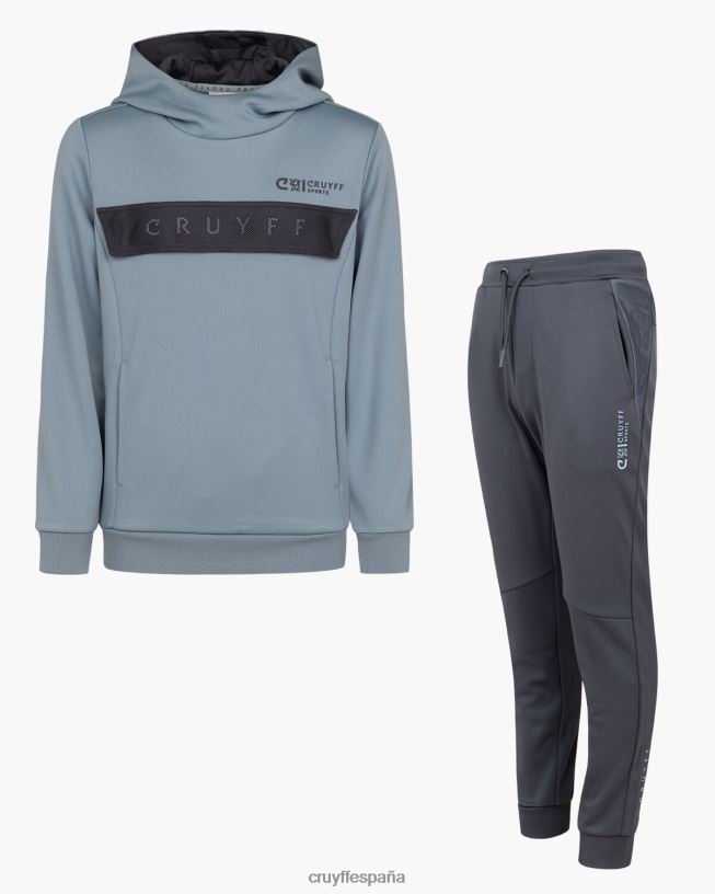 traje aullador Cruyff júnior gris azulado D6DNB1091 trajes