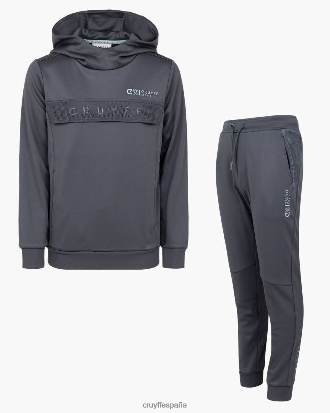 traje aullador Cruyff júnior gris oscuro D6DNB1088 trajes