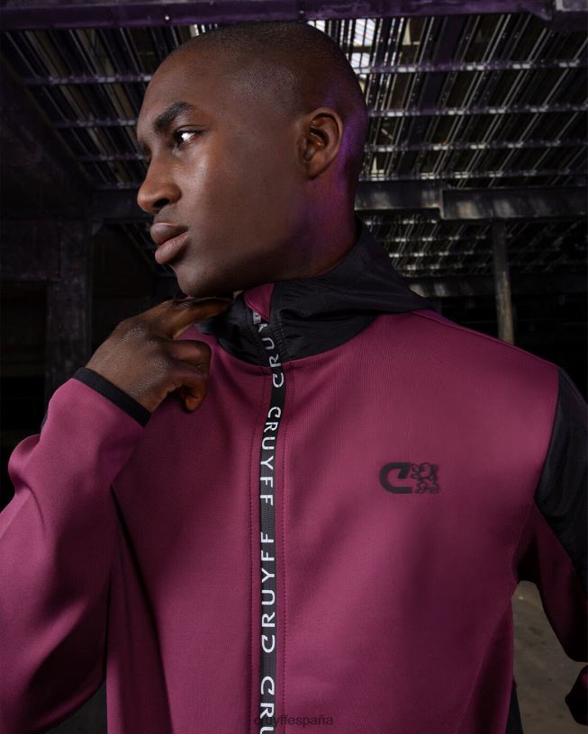 traje cruzado Cruyff hombres Burdeos D6DNB551 trajes