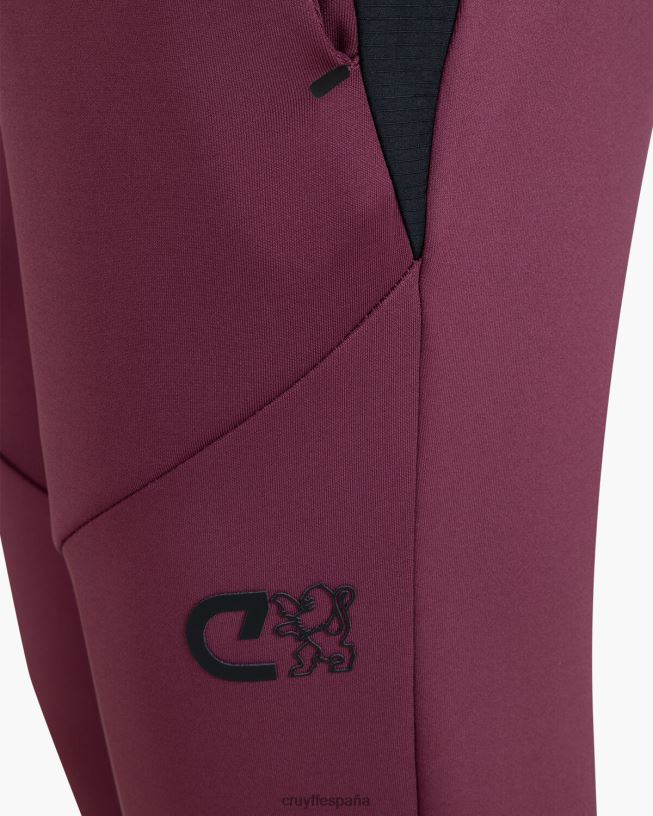 traje cruzado Cruyff hombres Burdeos D6DNB551 trajes