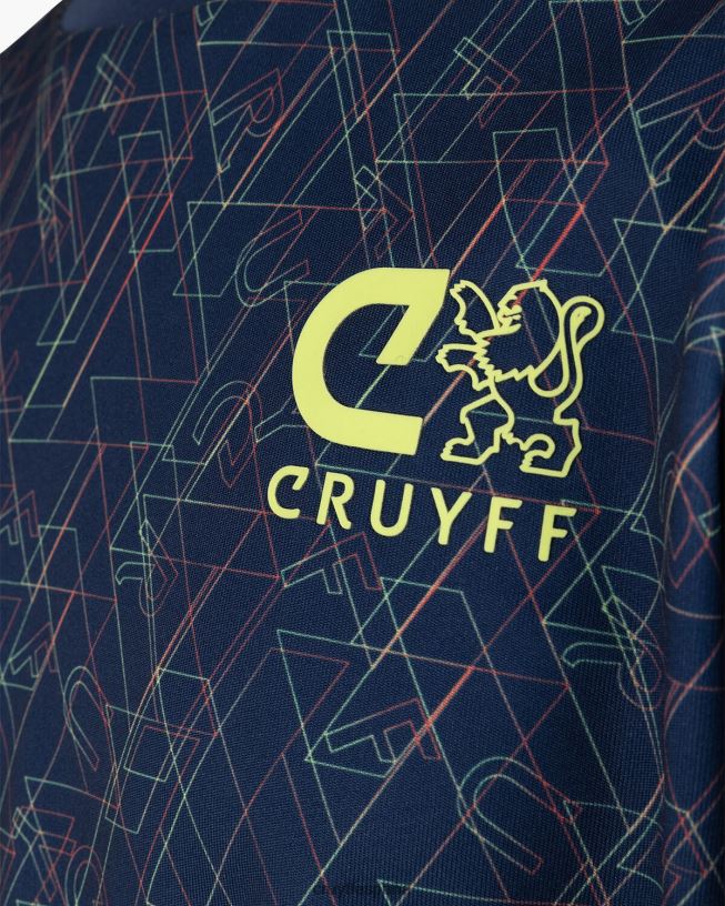 traje de carrera Cruyff júnior azul marino/amarillo D6DNB1194 trajes