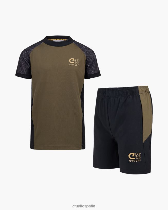 traje de carrera Cruyff júnior verde/negro D6DNB1193 trajes