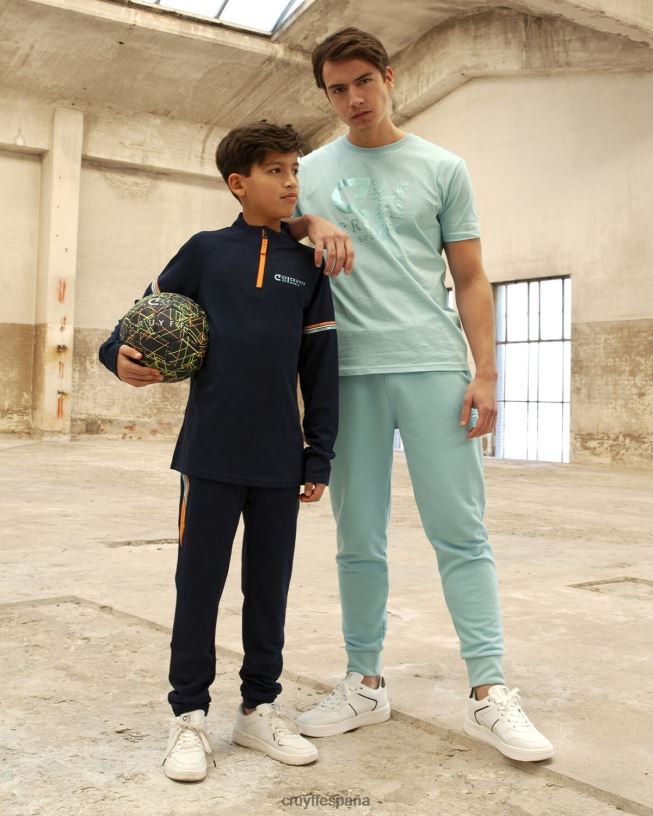 traje de diapositivas Cruyff júnior azul real D6DNB1115 trajes