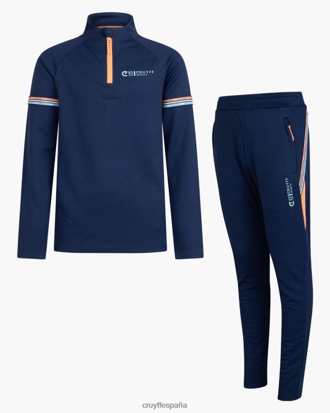 traje de diapositivas Cruyff júnior azul real D6DNB1115 trajes