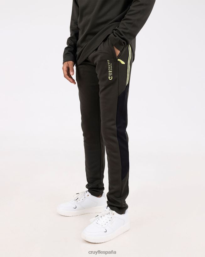 traje de diapositivas Cruyff júnior ejercito verde D6DNB1116 trajes