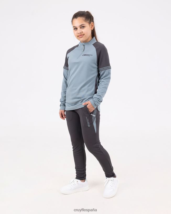 traje de diapositivas Cruyff júnior gris azulado D6DNB1117 trajes