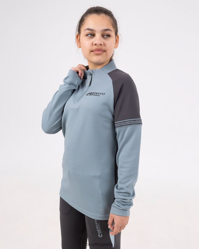 traje de diapositivas Cruyff júnior gris azulado D6DNB1117 trajes