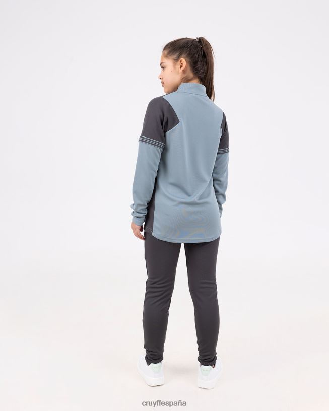 traje de diapositivas Cruyff júnior gris azulado D6DNB1117 trajes
