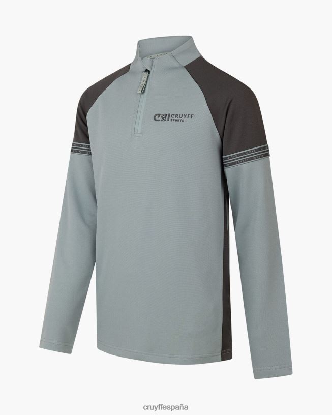 traje de diapositivas Cruyff júnior gris azulado D6DNB1117 trajes