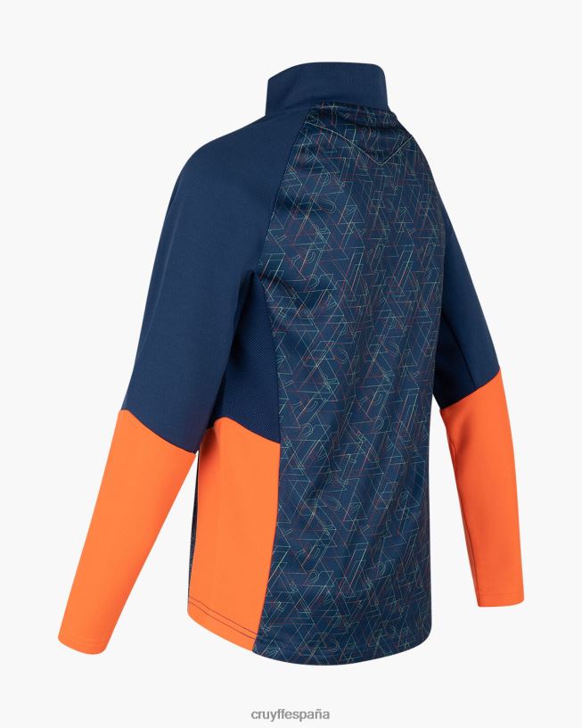 traje de esquina Cruyff júnior azul marino/naranja D6DNB1200 trajes