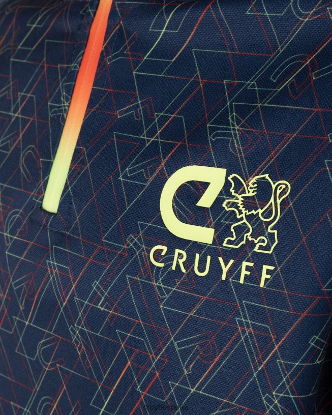 traje de esquina Cruyff júnior azul marino/naranja D6DNB1200 trajes