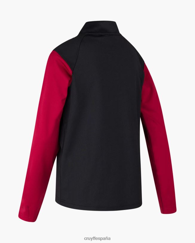 traje de esquina Cruyff júnior negro/rojo D6DNB1326 trajes