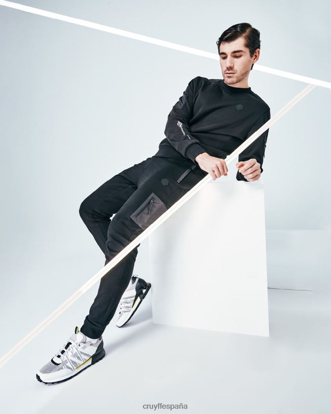 traje de jogging aiden Cruyff hombres negro D6DNB28 trajes