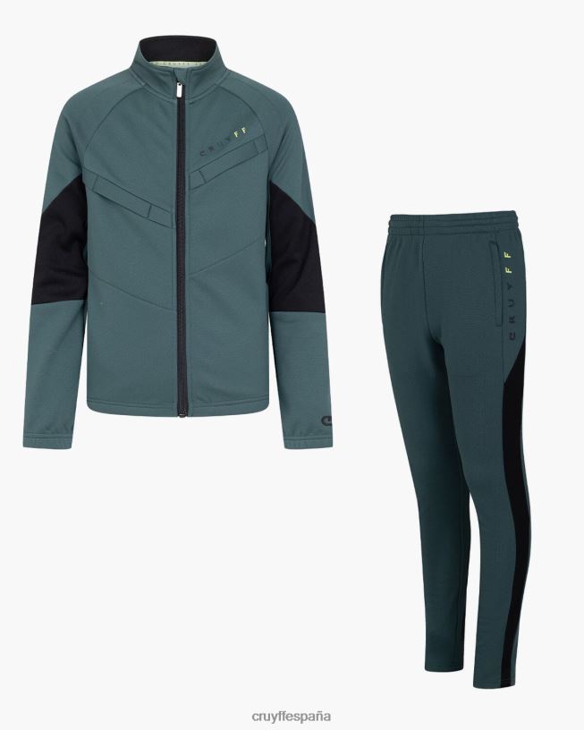 traje de plomo Cruyff hombres verde oscuro D6DNB1122 trajes