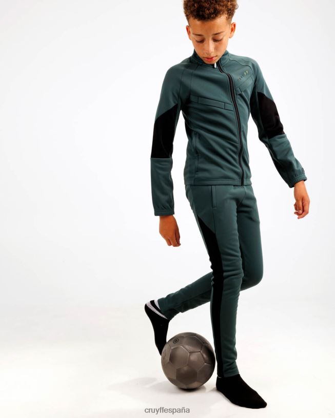 traje de plomo Cruyff hombres verde oscuro D6DNB1122 trajes