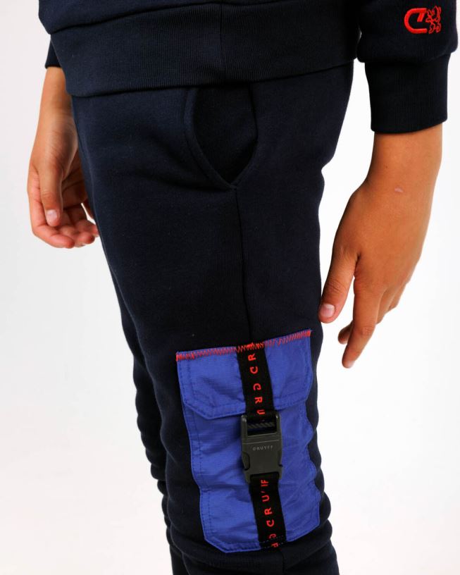 traje de podadoras cuello redondo Cruyff júnior Azul marino D6DNB1157 trajes