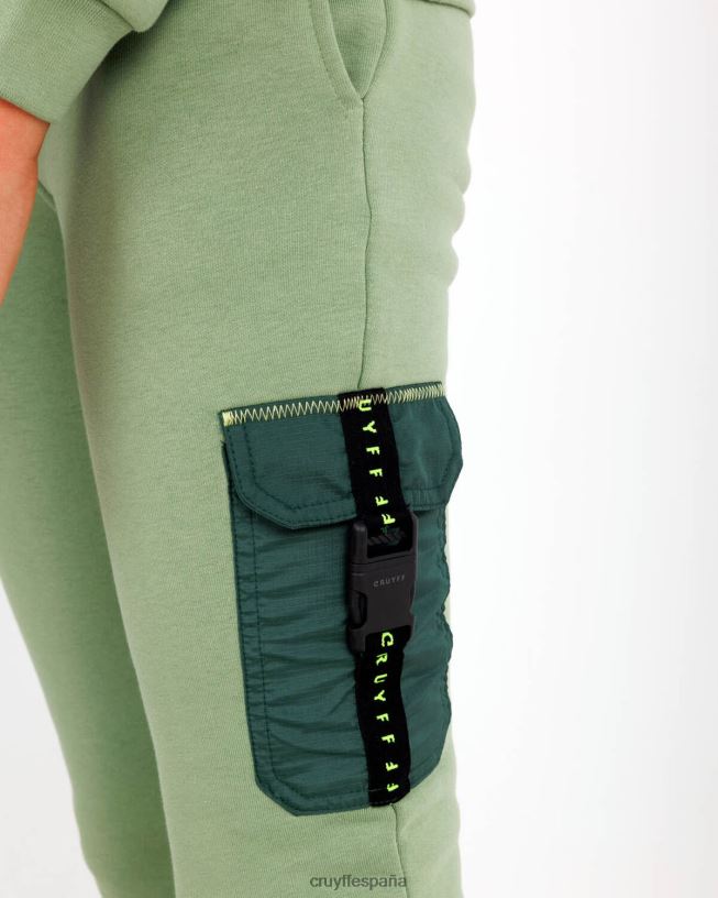 traje de podadoras cuello redondo Cruyff júnior verde D6DNB1158 trajes