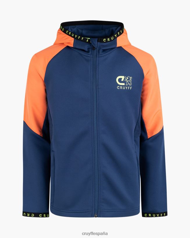 traje de puntero Cruyff júnior azul marino/naranja D6DNB1187 trajes