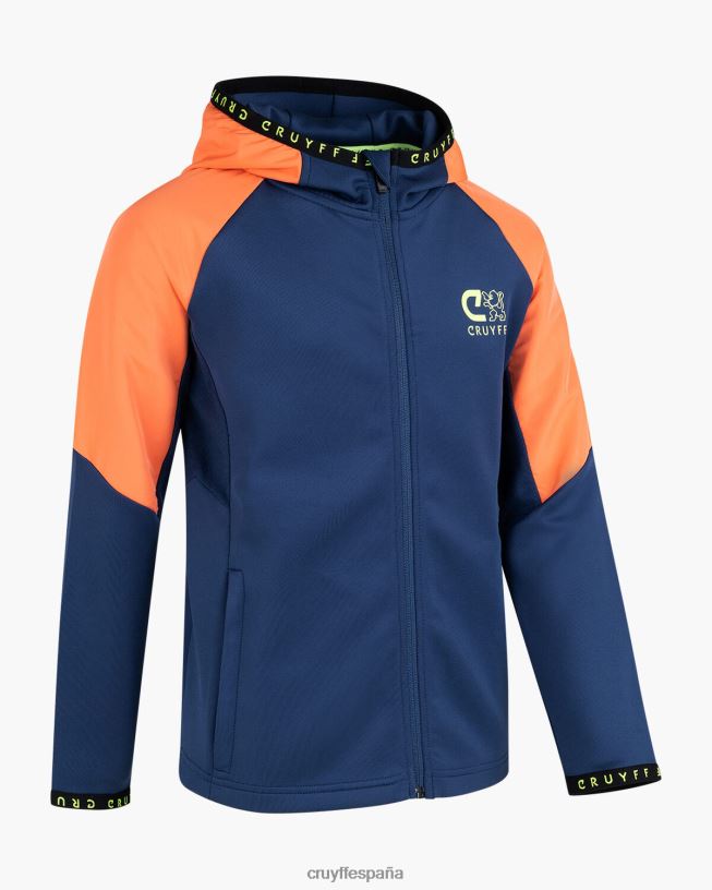 traje de puntero Cruyff júnior azul marino/naranja D6DNB1187 trajes