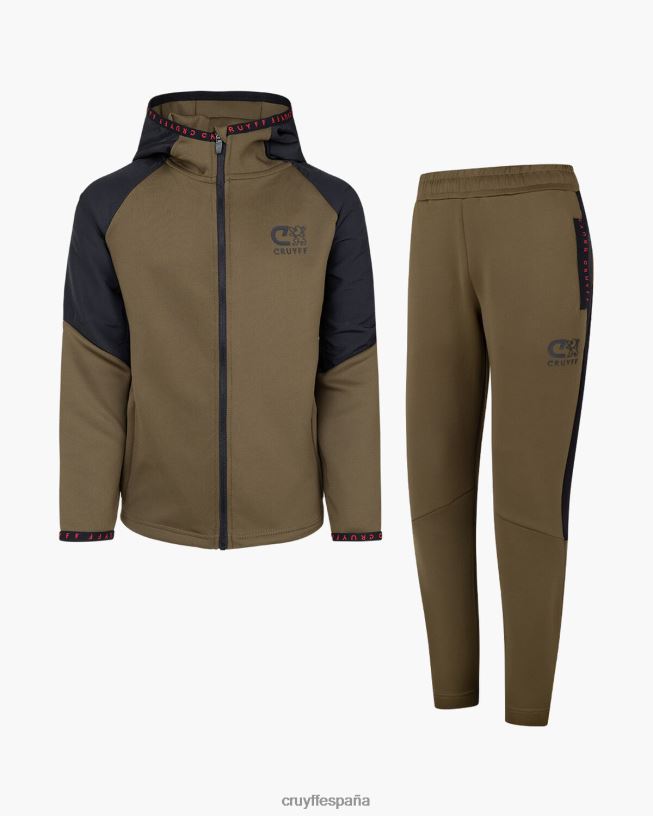 traje de puntero Cruyff júnior verde/negro D6DNB1186 trajes
