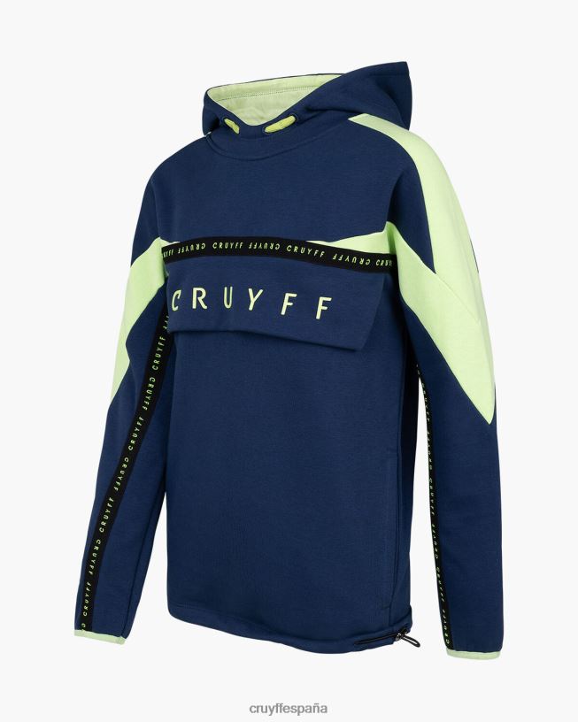 traje dividido Cruyff júnior azul marino/amarillo D6DNB1197 trajes