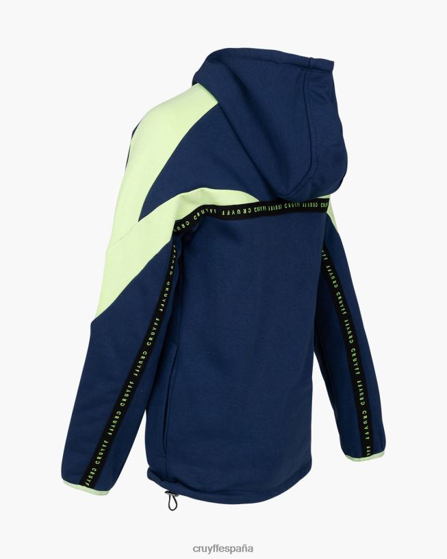 traje dividido Cruyff júnior azul marino/amarillo D6DNB1197 trajes