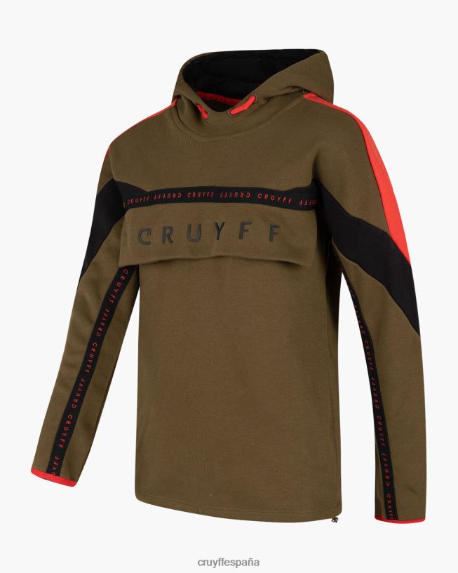 traje dividido Cruyff júnior verde rojo D6DNB1196 trajes