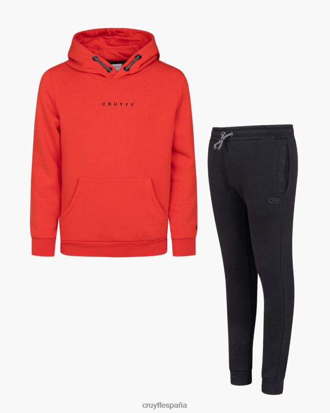 traje joaquim Cruyff júnior negro rojo D6DNB1179 trajes