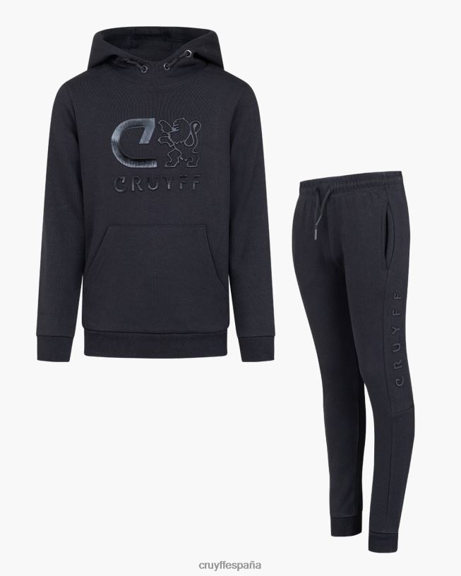 traje jogger raimon Cruyff júnior negro D6DNB1168 trajes