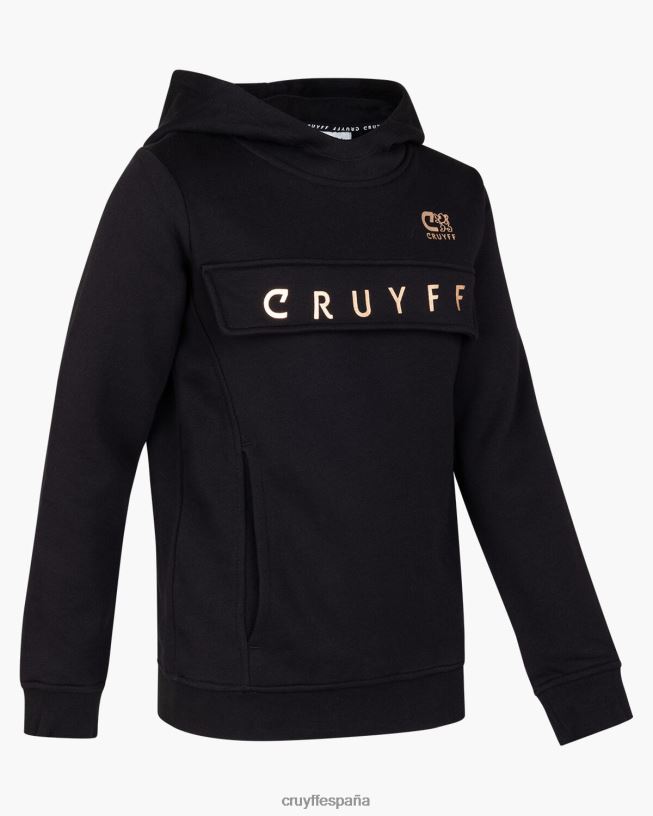 traje ranka Cruyff hombres negro/bronce D6DNB581 trajes