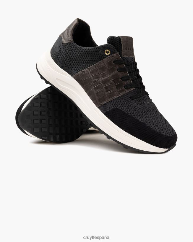 yegua larga Cruyff hombres gris negro D6DNB488 zapatillas