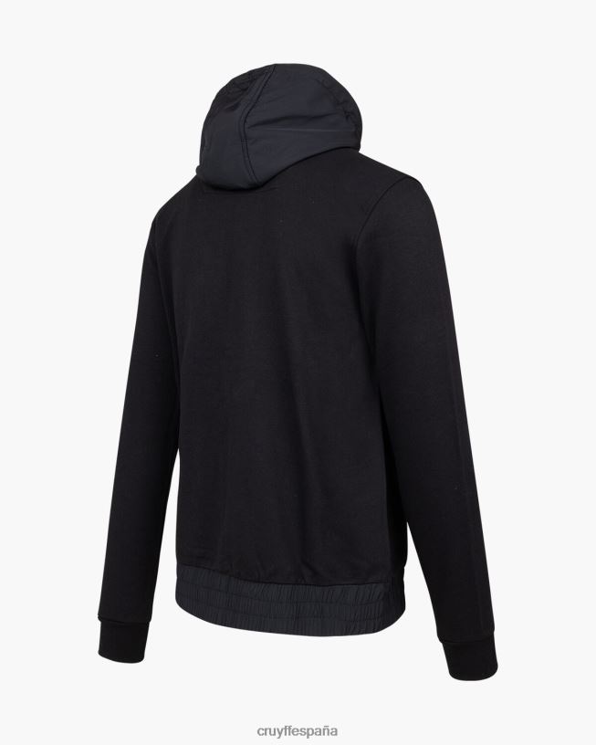 zip a través de aimar Cruyff hombres negro D6DNB705 sudadera