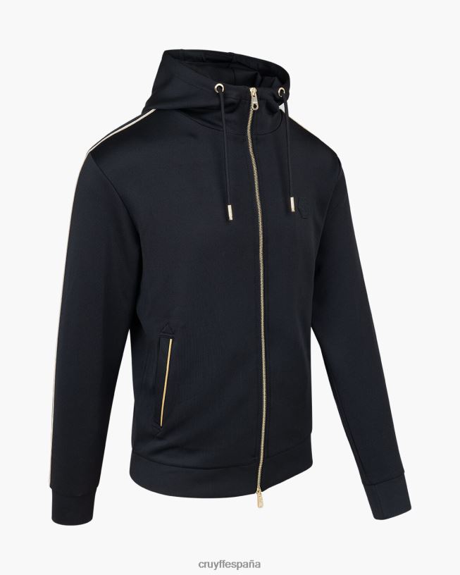 zip de buceo santino Cruyff hombres negro D6DNB459 sudadera