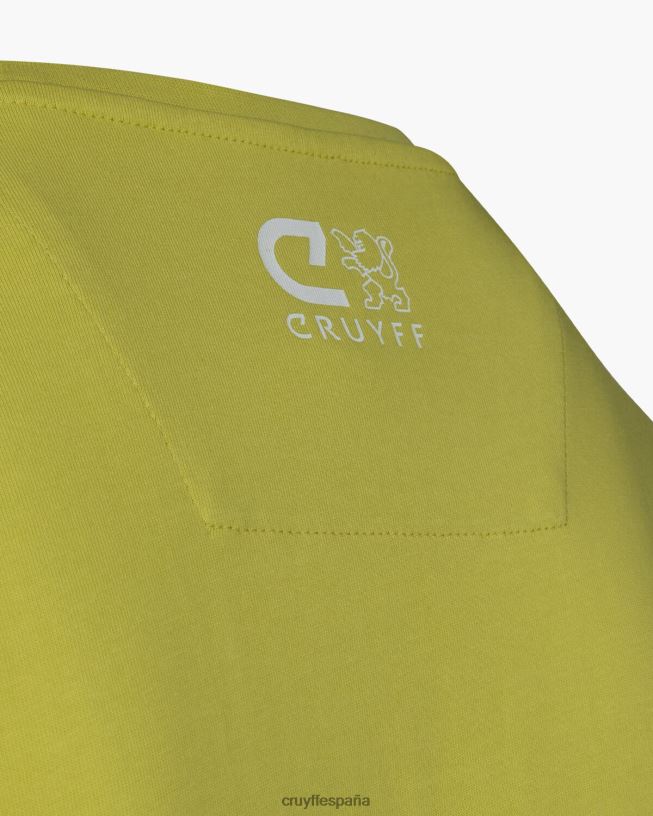 Álvaro tee Cruyff hombres amarillo D6DNB849 camiseta